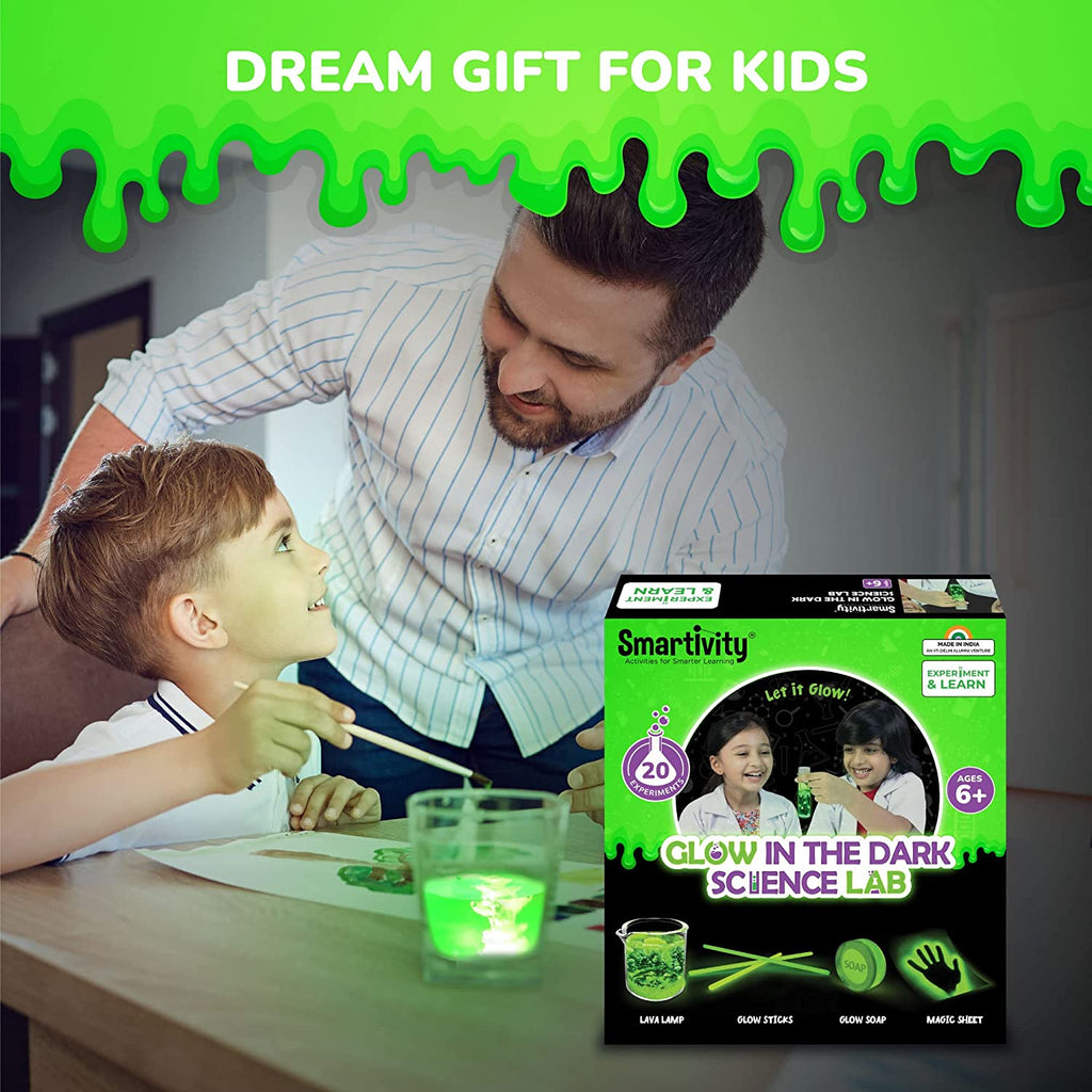 Smartivity Glow Magic Science Experiment Kit FirstToyz® - Indian online toys store
