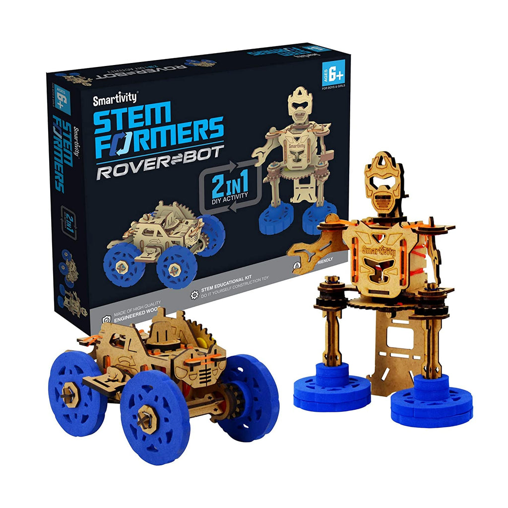Smartivity STEMFormers Rover Bot STEM Educational Toy - FirstToyz™ - firsttoyz.com - FirstToyz™ - Indian toys