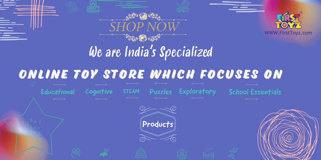 FirstToyz.com An Indian online Toys website Specialized in educational, cognitive, stem, steam and school essential products