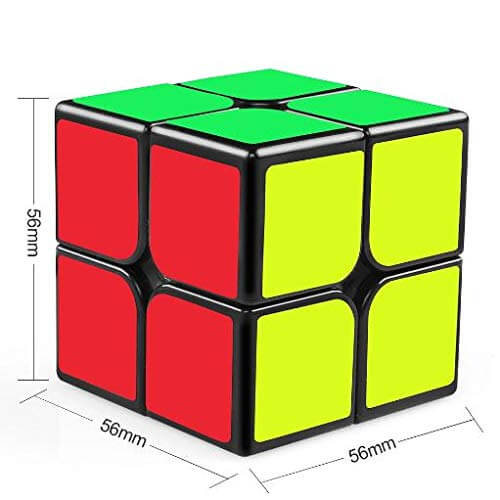 Cubelelo QiYi Qidi W 2x2 Black Speed Cube Magic - FirstToyz™ - firsttoyz.com - FirstToyz™ - Indian toys