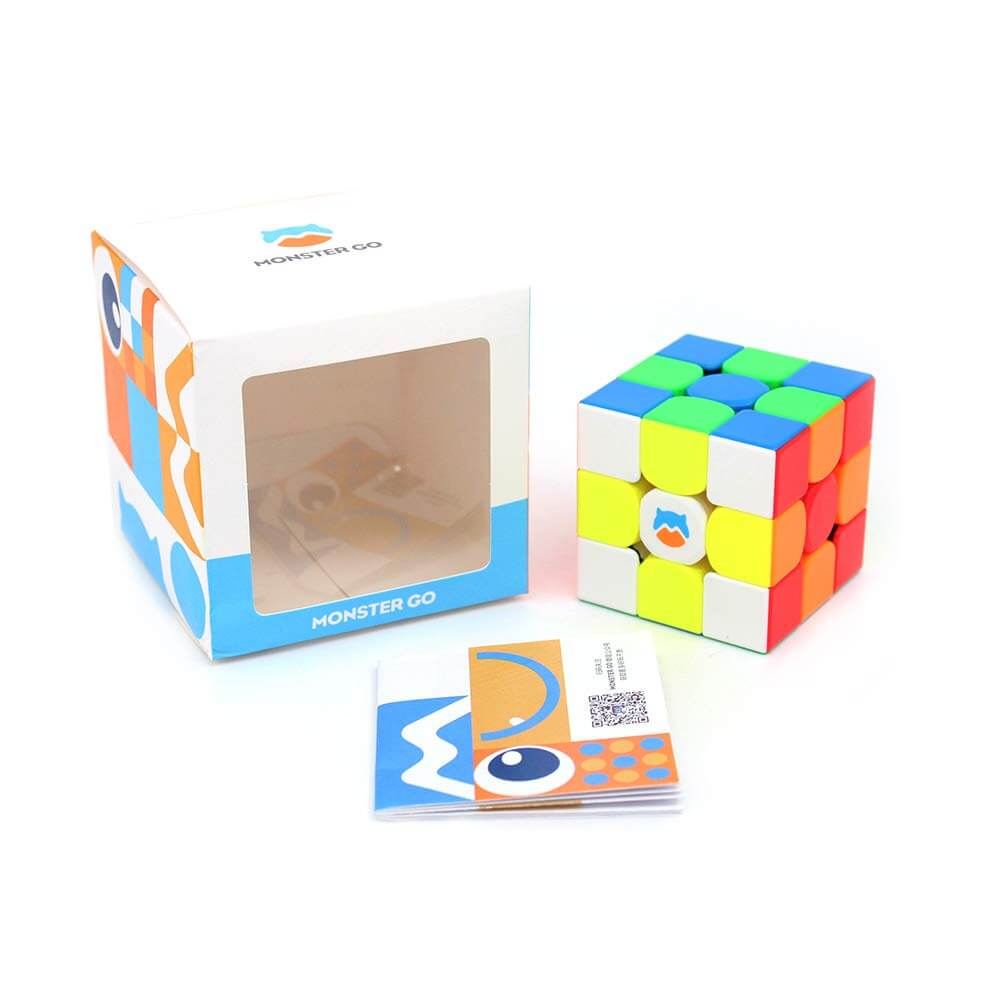 GAN Monster Go 3x3 stickerless Cube Magic Puzzle speedCube 3x3x3 Puzzle Toy - Firsttoyz™ - firsttoyz.com - Firsttoyz™ - Indian toys