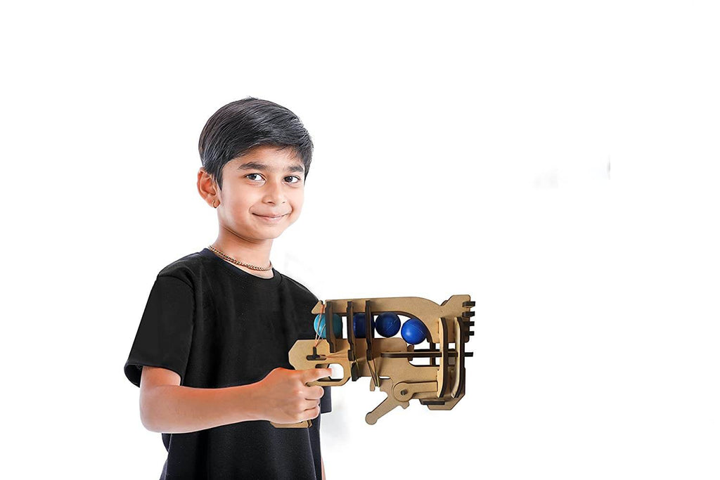 EQIQ Think Labs Blaster Toy Gun with Balls - FirstToyz™ - firsttoyz.com - FirstToyz™ - Indian toys