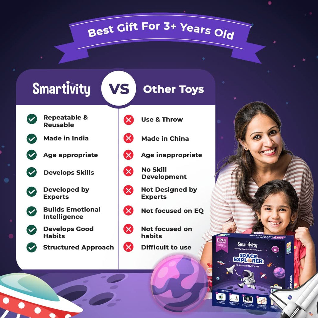 Smartivity Space Explorer Activity Kit FirstToyz® - Indian online toys store