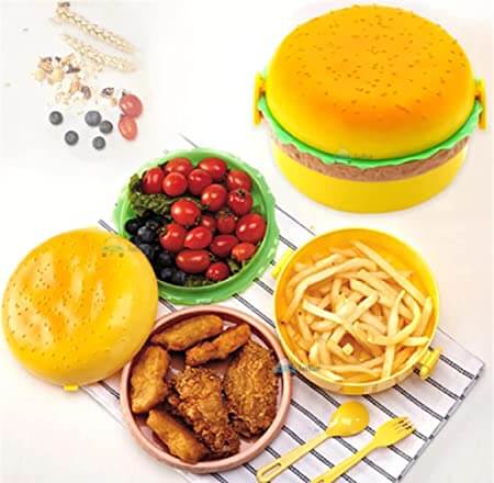 Burger Lunch Box - FirstToyz® - firsttoyz.com - FirstToyz® - Indian toys