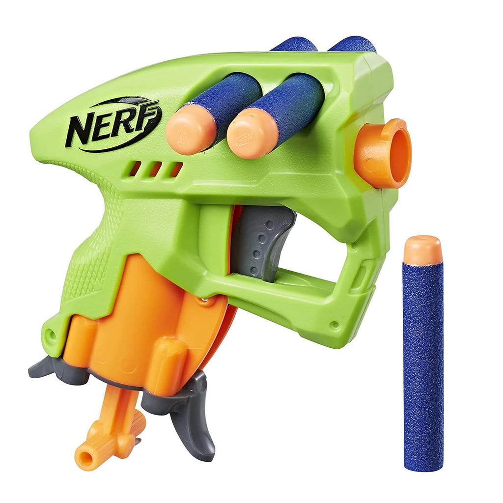 Nerf NanoFire Blaster, Green Single-Shot Blaster with Dart Storage - FirstToyz™ - firsttoyz.com - FirstToyz™ - Indian toys