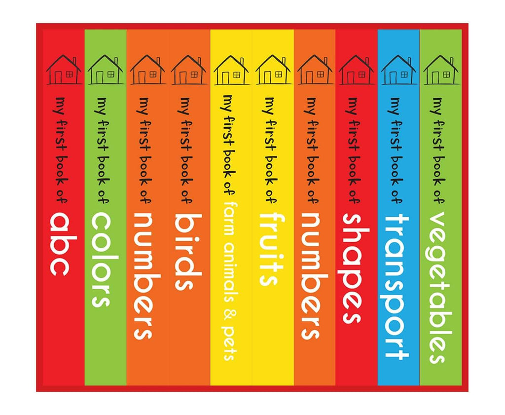 My First Library: Boxset of 10 Board Books for Kids Board book - Firsttoyz™ - firsttoyz.com - Firsttoyz™ - Indian toys