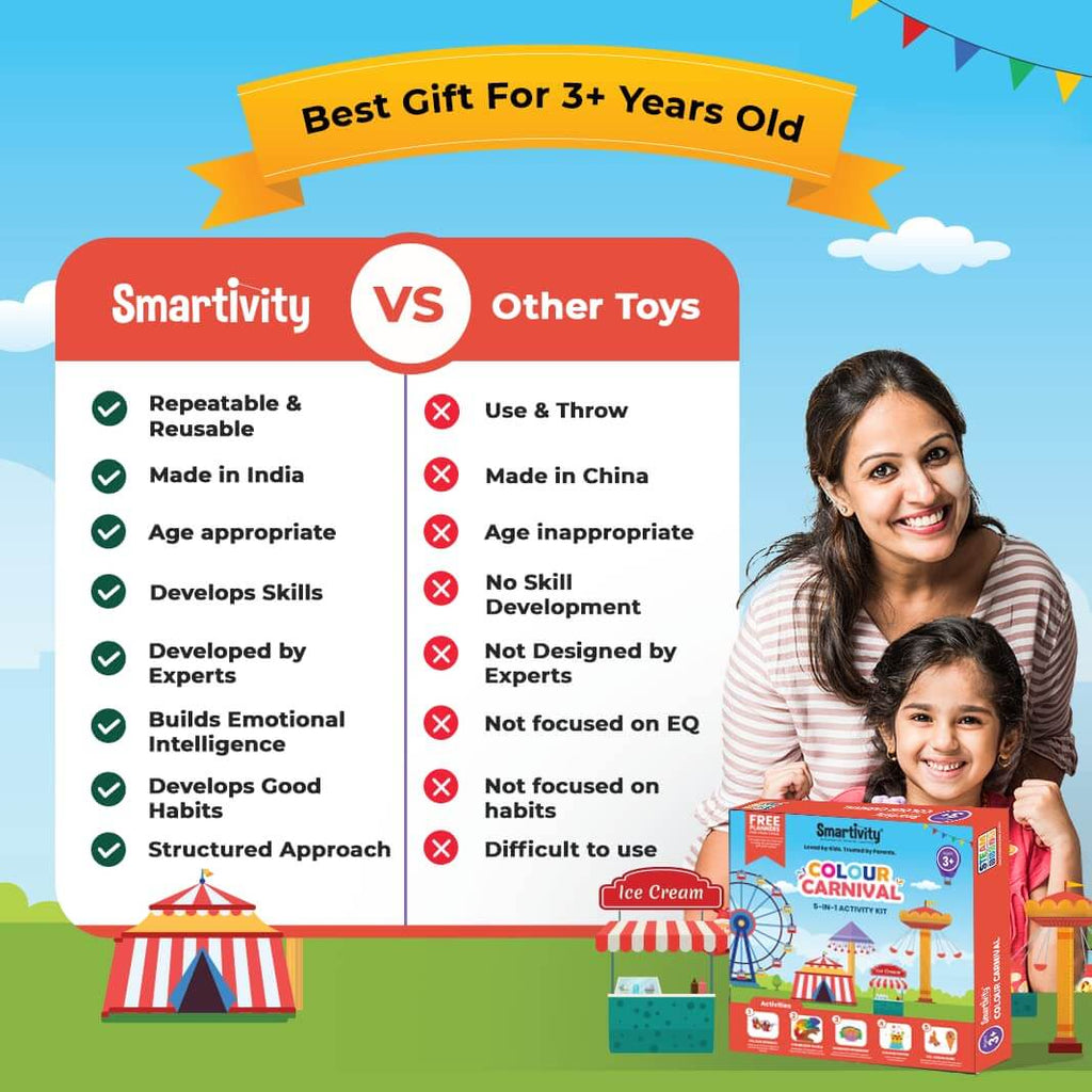Smartivity Colour Carnival Activity Kit - FirstToyz® Indian online toys store