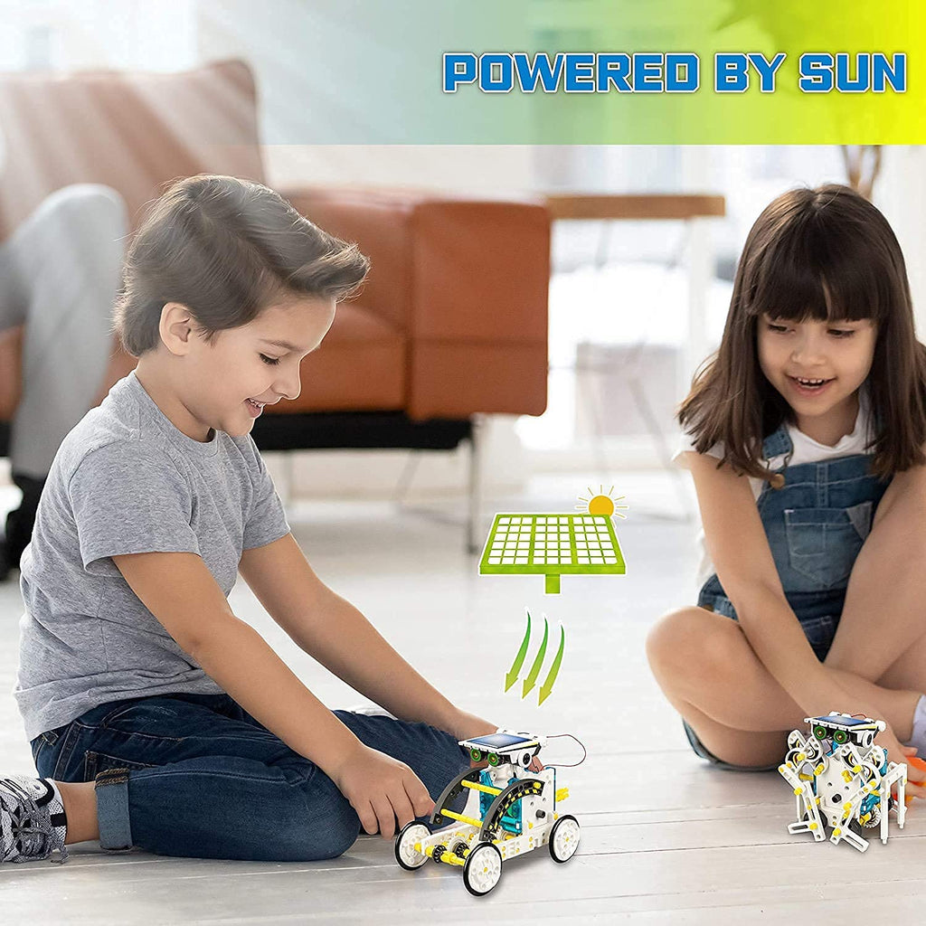 Spitin 13-in-1 Solar Power Robots Creation Toy - FirstToyz™ - firsttoyz.com - FirstToyz™ - Indian toys