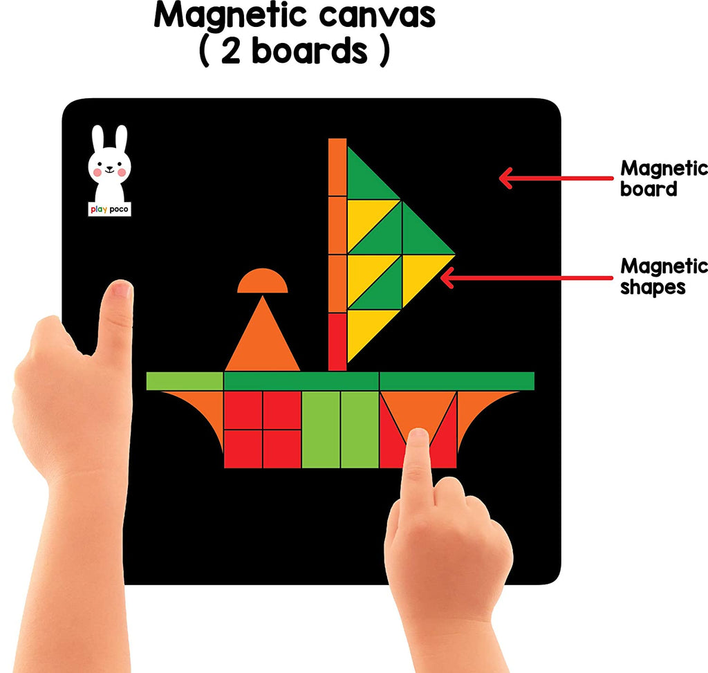 Magnetic Imagination Shapes - Firsttoyz™ - firsttoyz.com - Firsttoyz™ - Indian toys