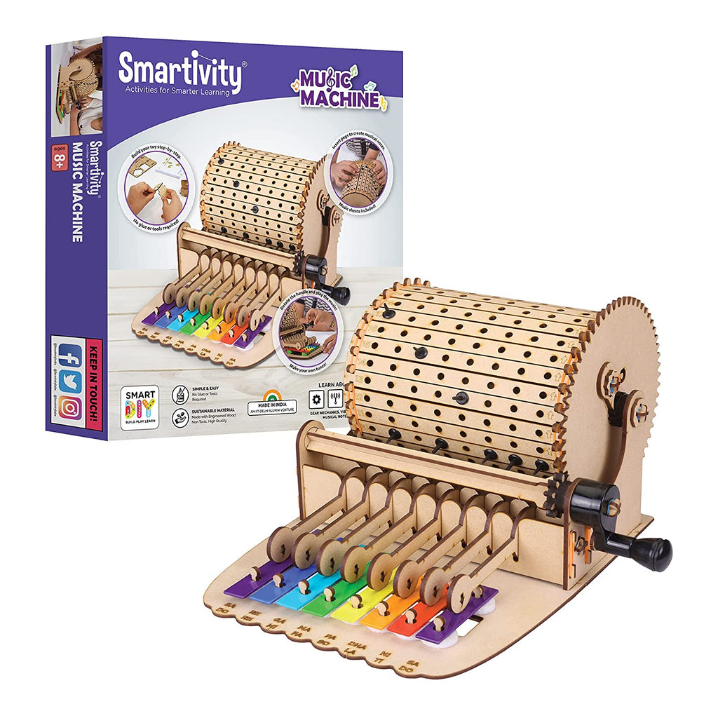 Smartivity Mechanical Xylofun Music Machine STEM Educational DIY Fun Toys - Firsttoyz™ - firsttoyz.com - Firsttoyz™ - Indian toys