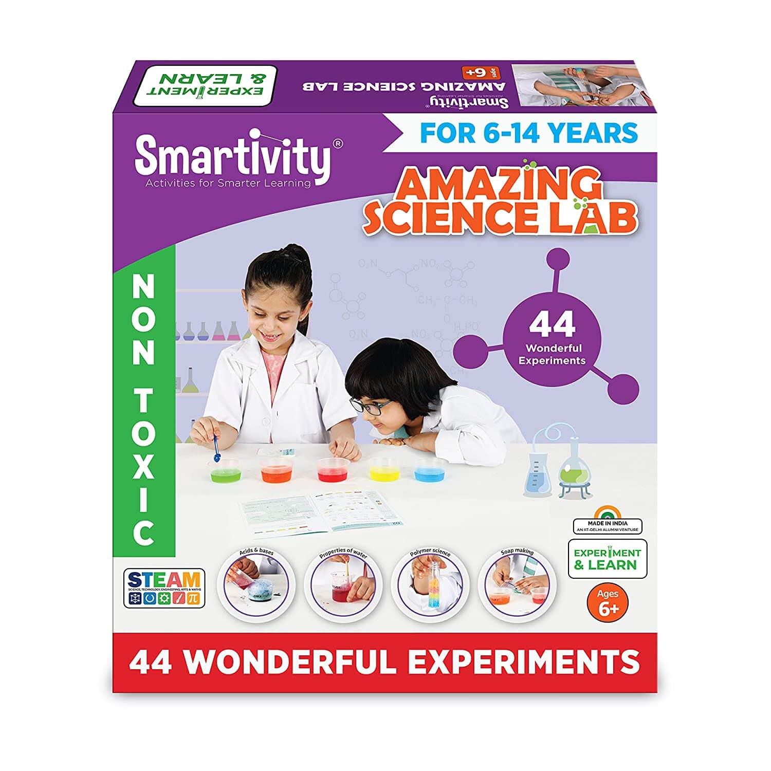 Smartivity Glow Magic Science Experiment Kit for Kids 6 - 14