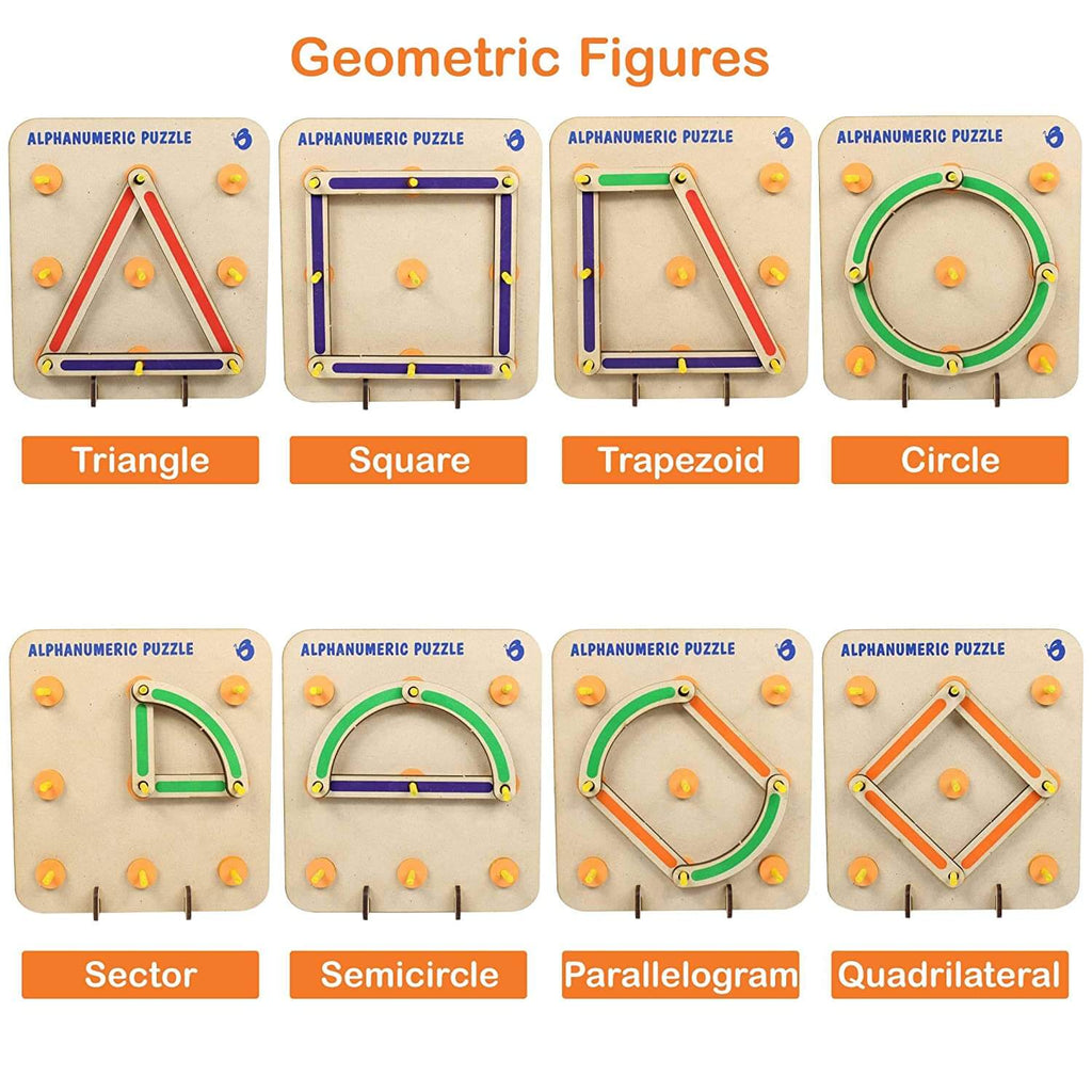 Alpha- Numeric Wooden Constructiion Puzzle - Firsttoyz™ - firsttoyz.com - Firsttoyz™ - Indian toys
