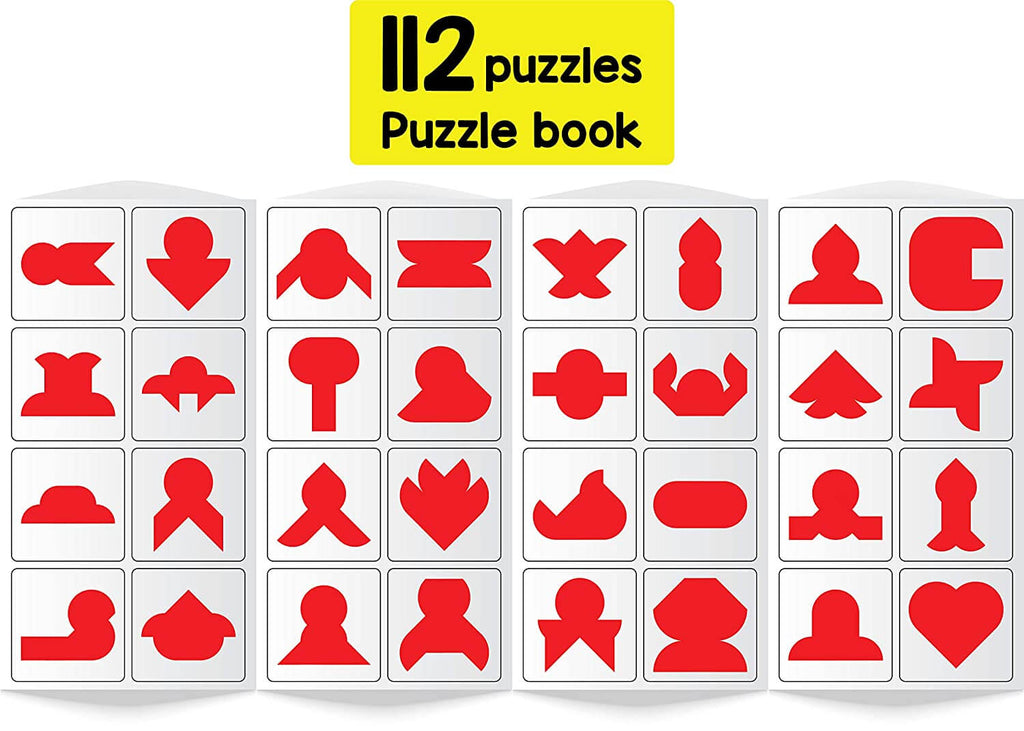 Play Poco Magnetic Brain Games - 112 Puzzles with 20 Magnetic Shapes - Firsttoyz™ - firsttoyz.com - Firsttoyz™ - Indian toys