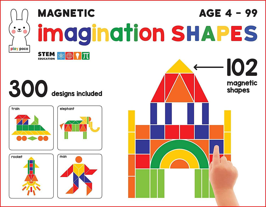 Magnetic Imagination Shapes - Firsttoyz™ - firsttoyz.com - Firsttoyz™ - Indian toys