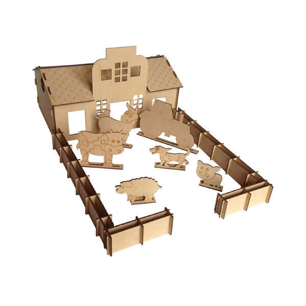 Animlal Barn House - Firsttoyz™ - firsttoyz.com - Firsttoyz™ - Indian toys