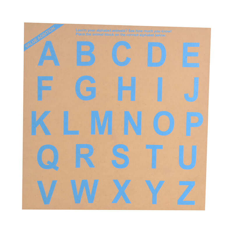 Animal Alphabet Tray (With Knobs) - Firsttoyz™ - firsttoyz.com - Firsttoyz™ - Indian toys