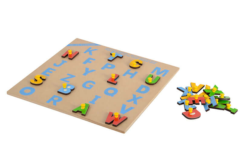 Capital Alphabet Tray with Picture - Firsttoyz™ - firsttoyz.com - Firsttoyz™ - Indian toys