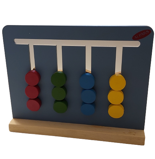 Wooden Colour Dot Matching Board - Firsttoyz - firsttoyz.com - Firsttoyz - Indian toys
