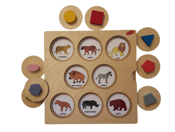 Wooden Memory Puzzle Board - Firsttoyz - firsttoyz.com - Firsttoyz - Indian toys