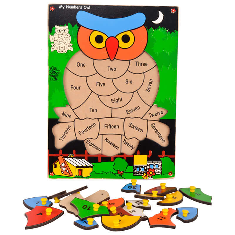 Number Owl (With Knobs) - Firsttoyz - firsttoyz.com - Firsttoyz - Indian toys