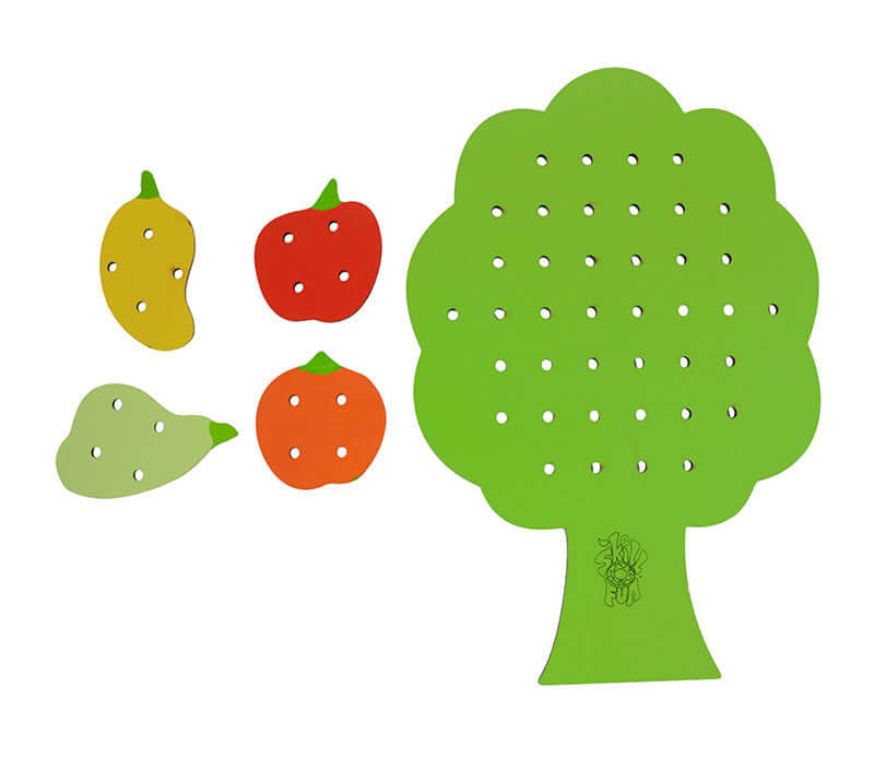 Sewing Tree With Fruits - Firsttoyz - firsttoyz.com - Firsttoyz - Indian toys