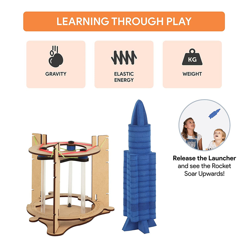 Smartivity Space Rocket Blast-off Action STEM Toy, Educational & Construction based DIY Fun Activity Game - FirstToyz™ - firsttoyz.com - FirstToyz™ - Indian toys