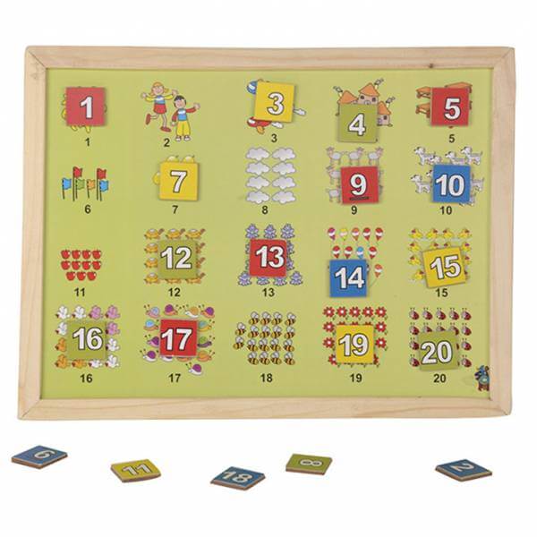 Magnetic Twin Play Tray-Number Scene (1-20) - Firsttoyz - firsttoyz.com - Firsttoyz - Indian toys