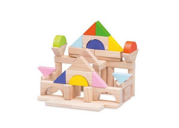 Wonderworld Wooden 50 pieces Blocks - Firsttoyz™ - firsttoyz.com - Firsttoyz™ - Indian toys